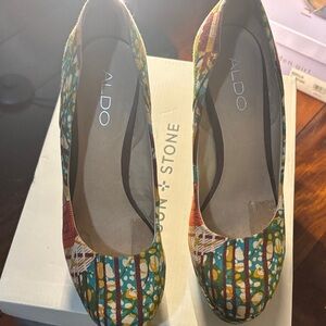 Aldo Colorful Patterned Heels